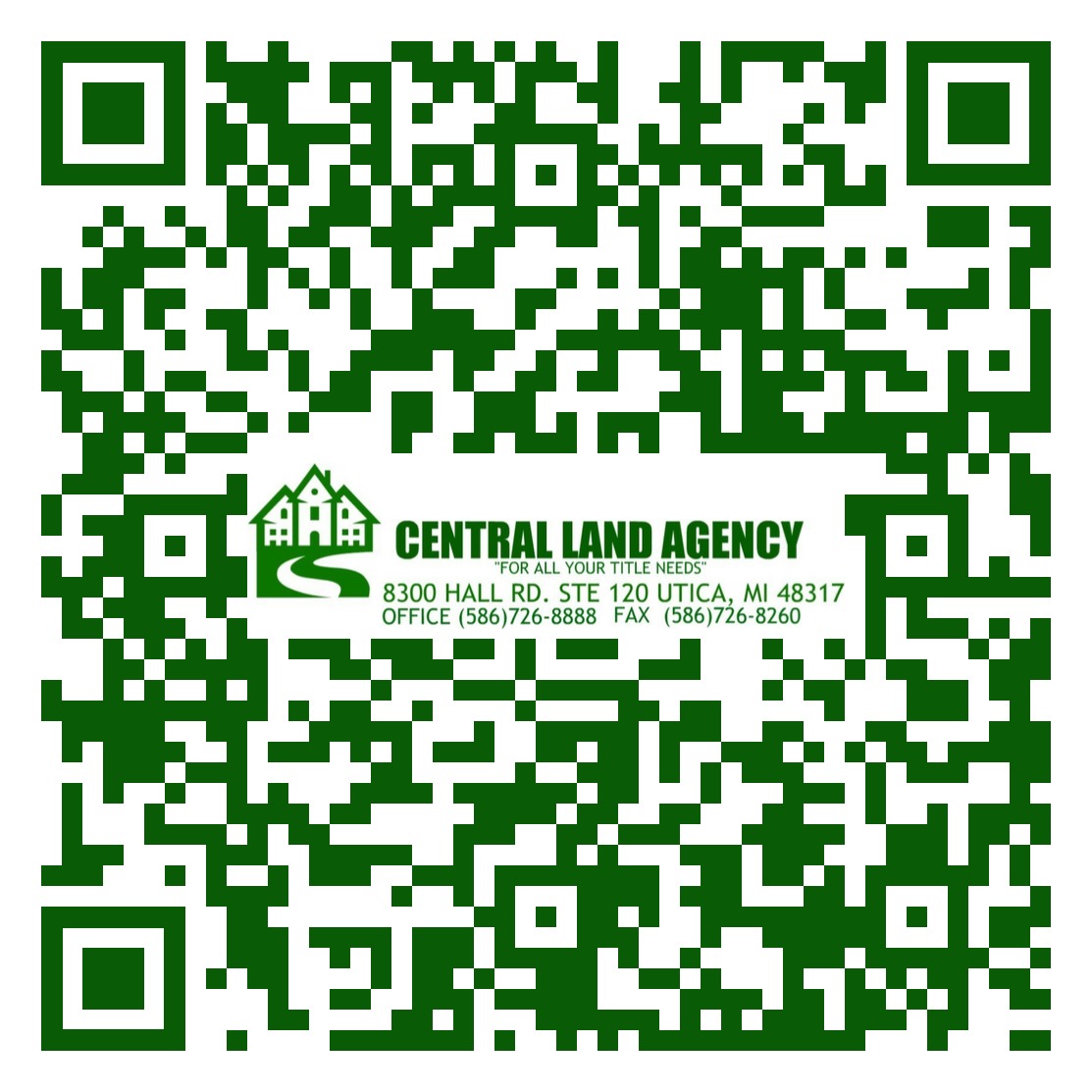 Central Land Agency QR Code Central Land Agency QR Code